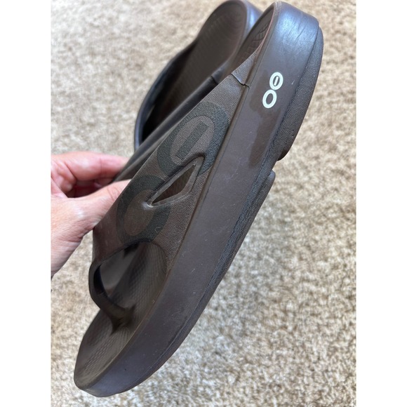 OOFOS Original Recovery Thong Sandals in Brown SZ 9 (MEN'S SZ 7) - Picture 3 of 8